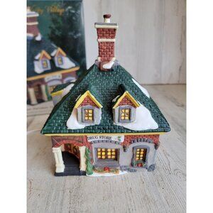 Heartland valley drug store vintage deluxe porcelain house village accessories